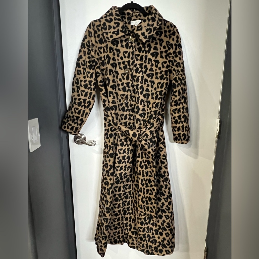 Never Fully Dressed Leopard Print Jacket - Black … - image 1